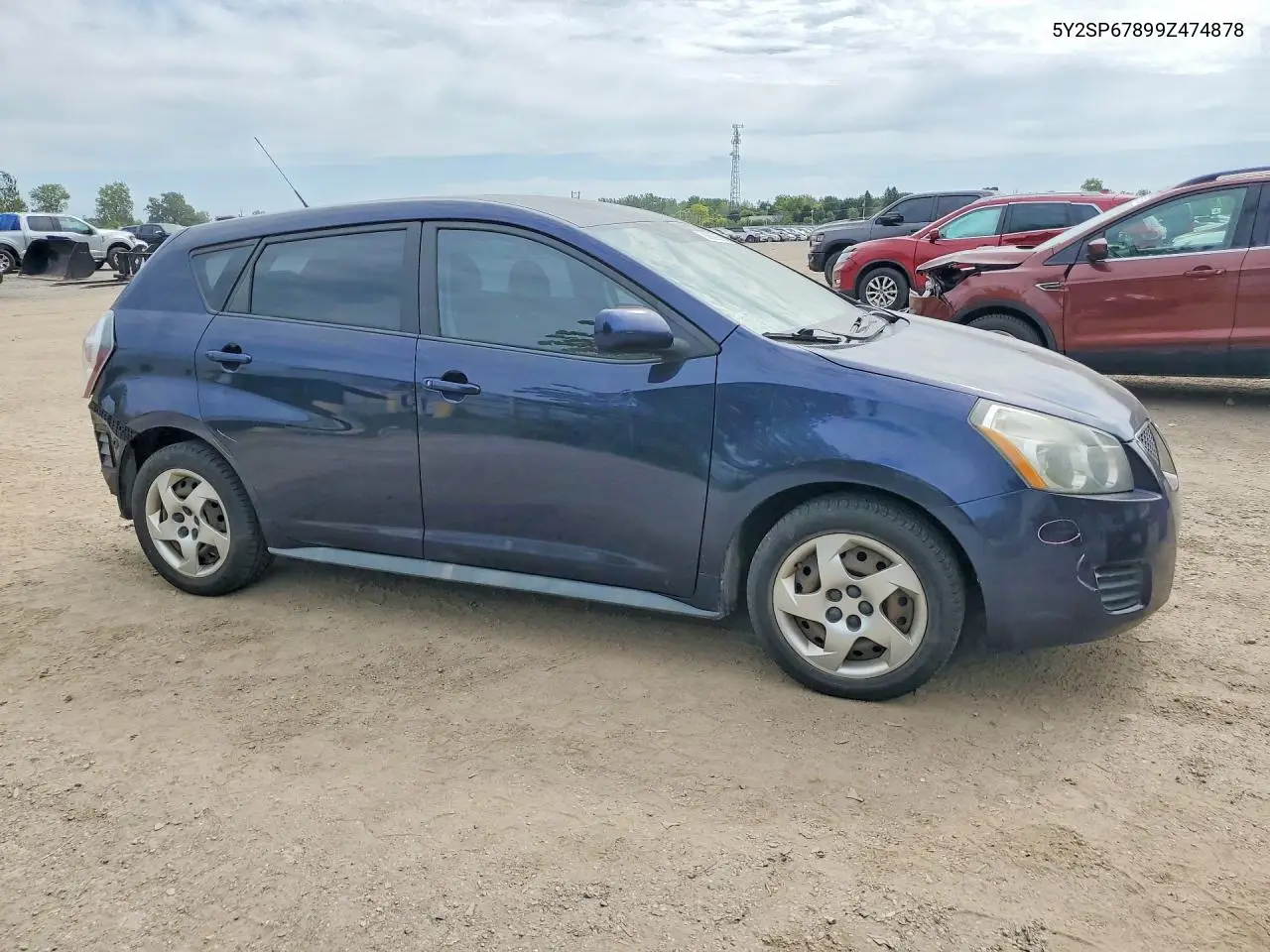 2009 PONTIAC VIBE VIN 5Y2SP67899Z474878 — фото 4