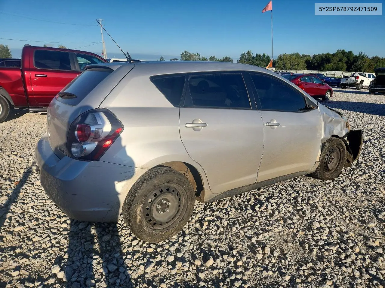 2009 PONTIAC VIBE VIN 5Y2SP67879Z471509 — фото 3