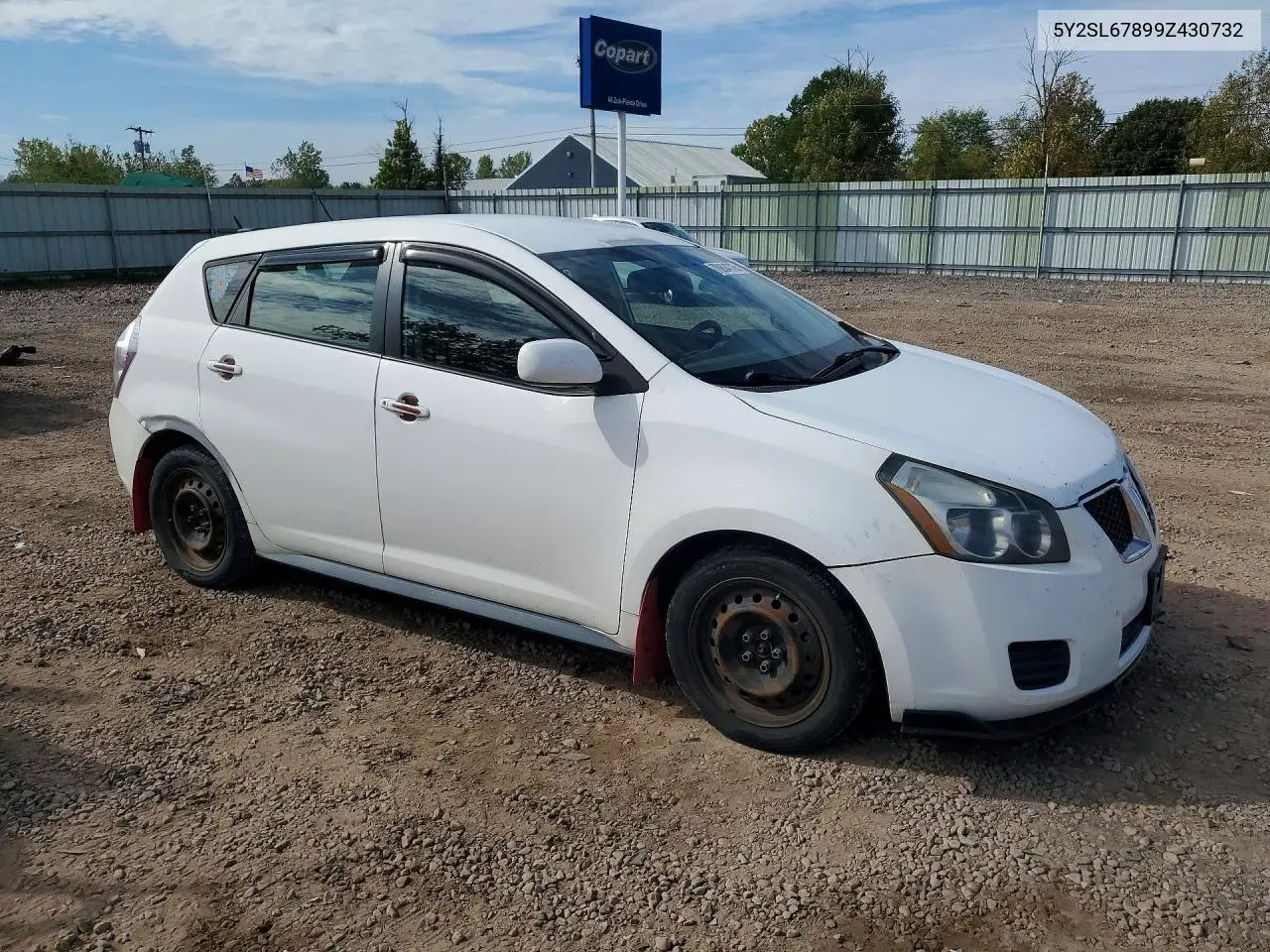 2009 PONTIAC VIBE VIN 5Y2SL67899Z430732 — фото 4