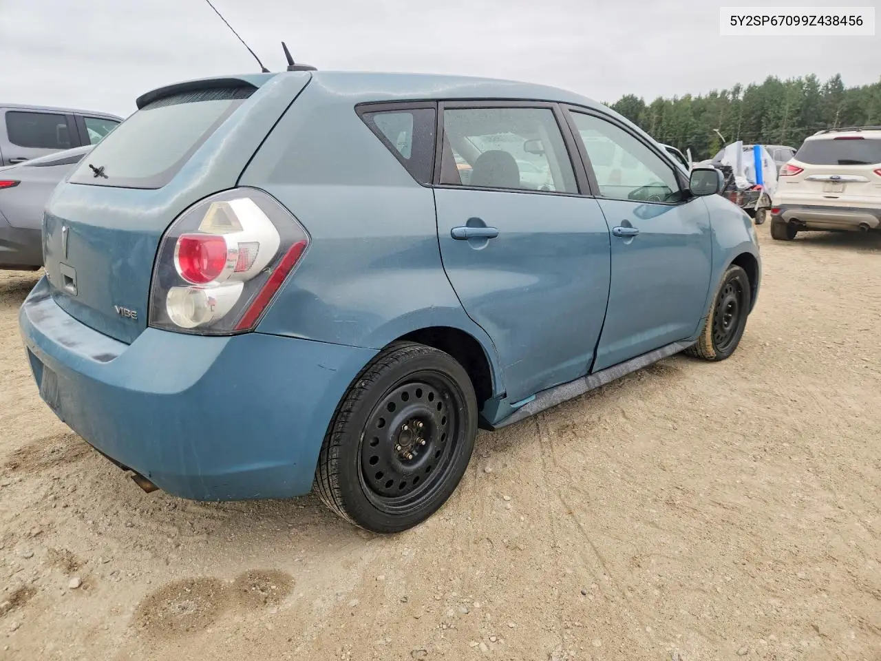 2009 PONTIAC VIBE VIN 5Y2SP67099Z438456 — фото 3