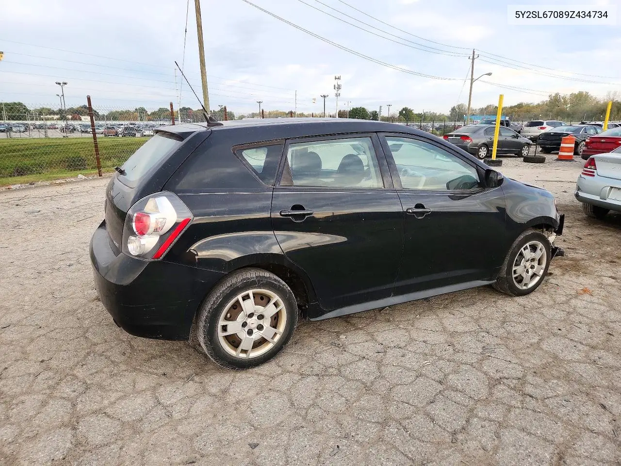 2009 PONTIAC VIBE VIN 5Y2SL67089Z434734 — фото 3