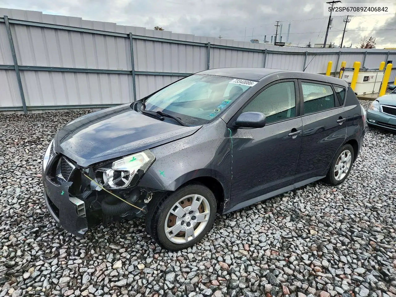 PONTIAC VIBE 2009, VIN 5Y2SP67089Z406842