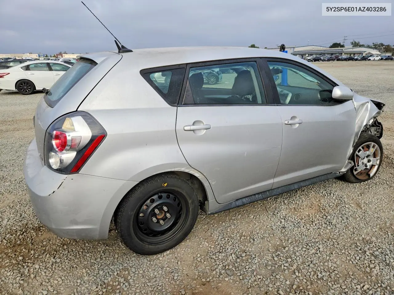 2010 PONTIAC VIBE VIN 5Y2SP6E01AZ403286 — фото 3