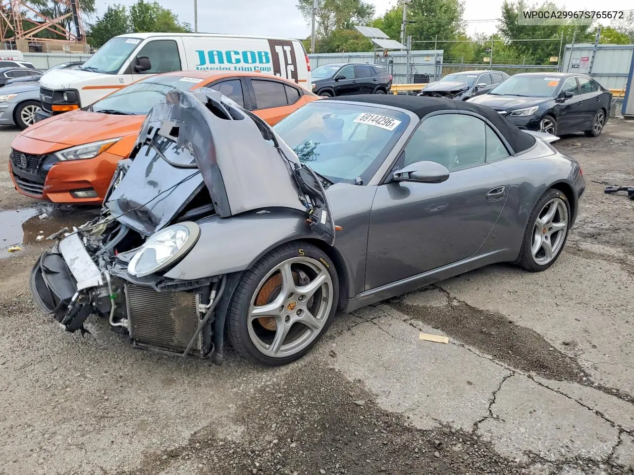 PORSCHE 911 2007, VIN WP0CA29967S765672