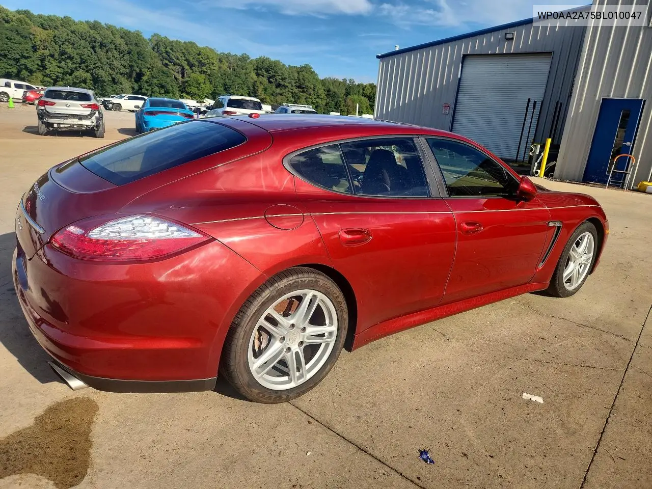 2011 PORSCHE PANAMERA VIN WP0AA2A75BL010047 — фото 3