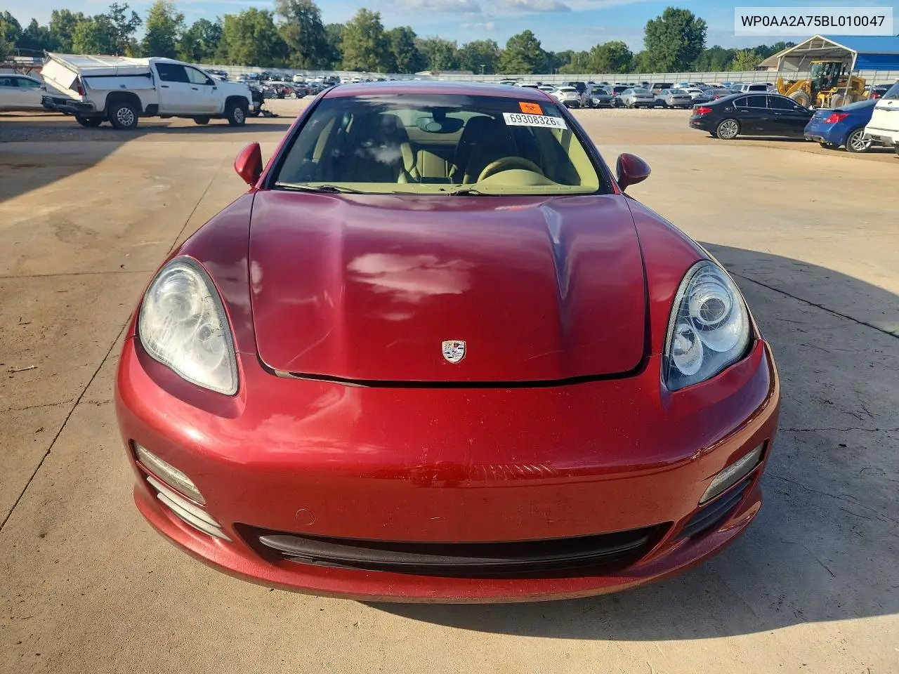 2011 PORSCHE PANAMERA VIN WP0AA2A75BL010047 — фото 5