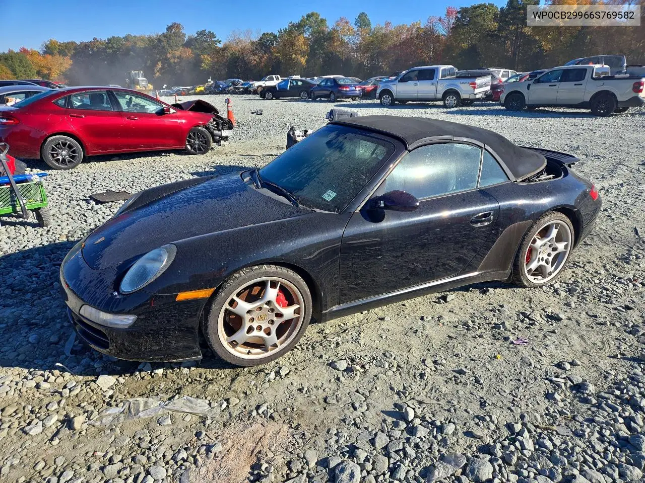 PORSCHE 911 2006, VIN WP0CB29966S769582
