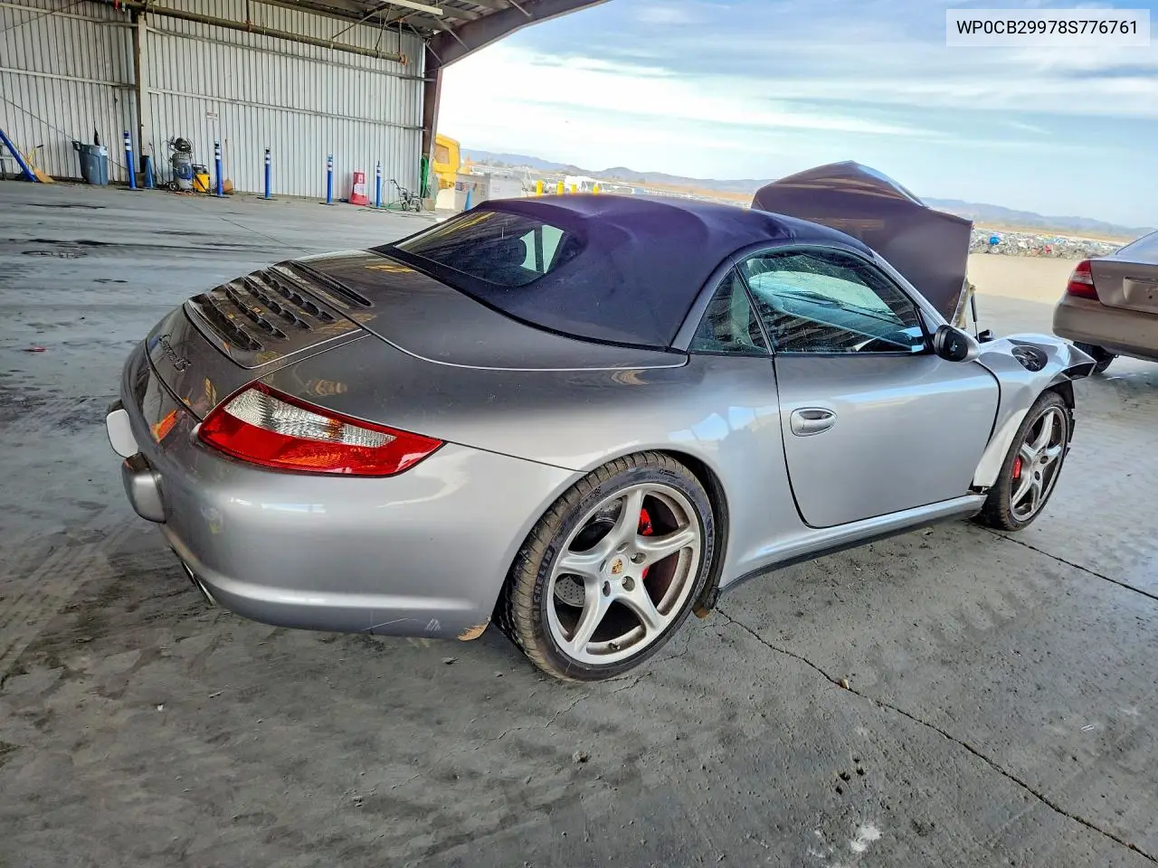2008 PORSCHE 911 VIN WP0CB29978S776761 — фото 3