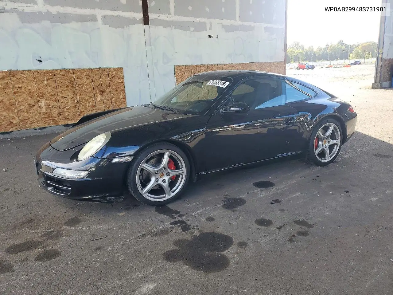 PORSCHE 911 2008, VIN WP0AB29948S731901