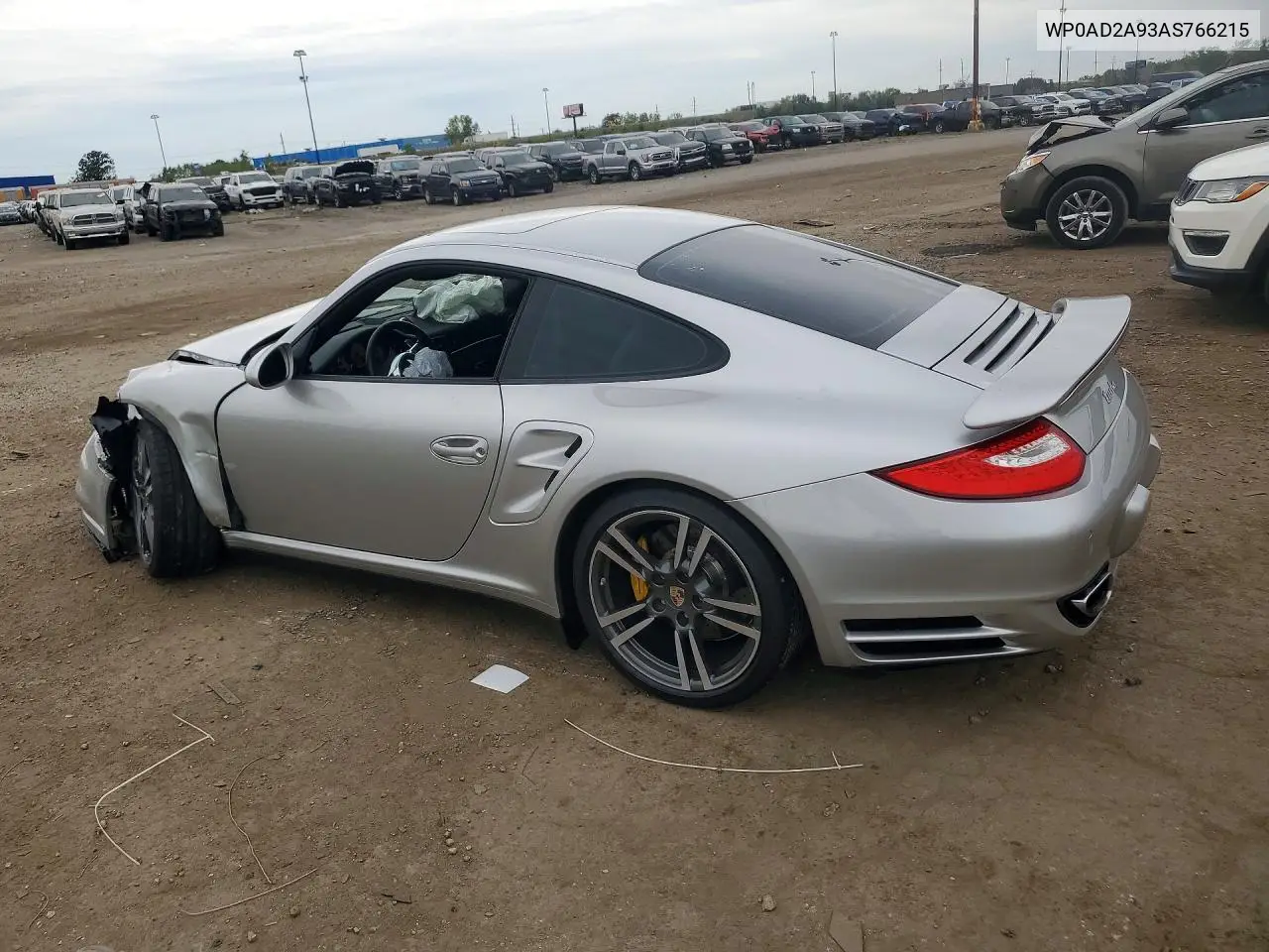 2010 PORSCHE 911 VIN WP0AD2A93AS766215 — фото 2