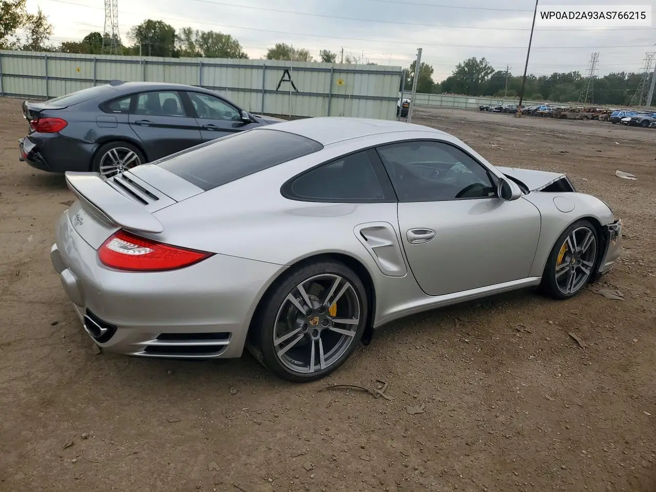 2010 PORSCHE 911 VIN WP0AD2A93AS766215 — фото 3