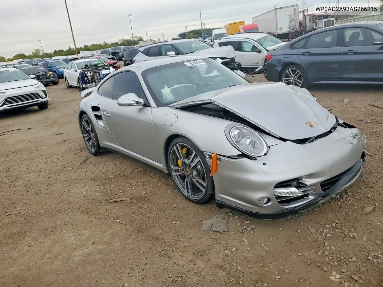 2010 PORSCHE 911 VIN WP0AD2A93AS766215 — фото 4