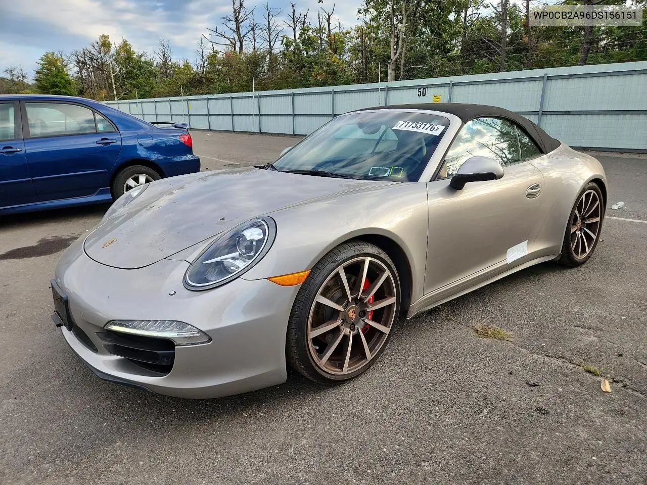 PORSCHE 911 2013, VIN WP0CB2A96DS156151