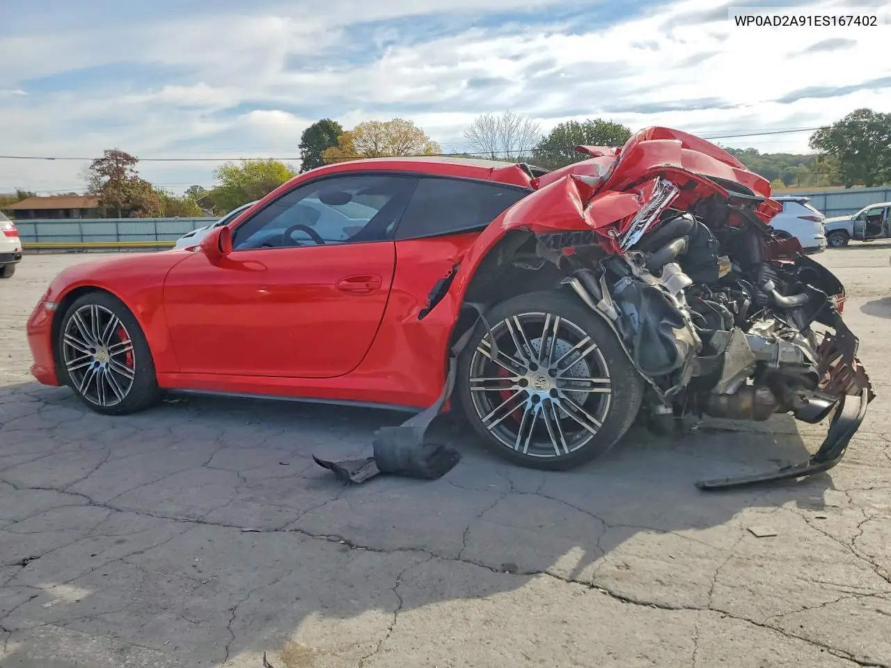 2014 PORSCHE 911 VIN WP0AD2A91ES167402 — фото 2