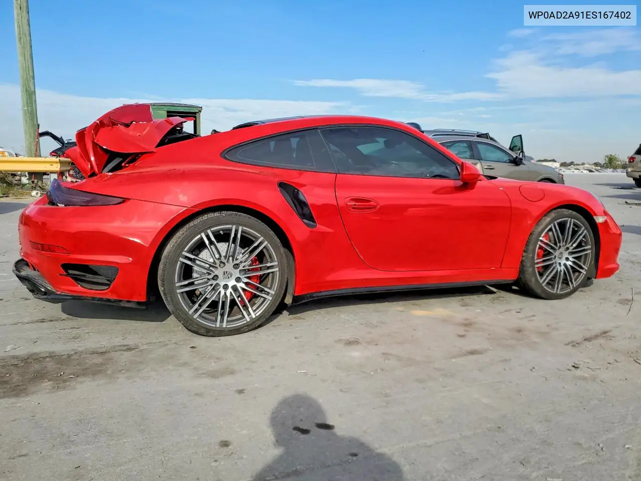 2014 PORSCHE 911 VIN WP0AD2A91ES167402 — фото 3