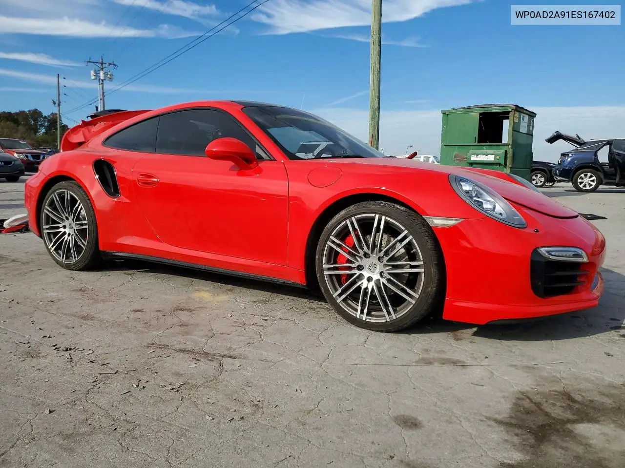2014 PORSCHE 911 VIN WP0AD2A91ES167402 — фото 4