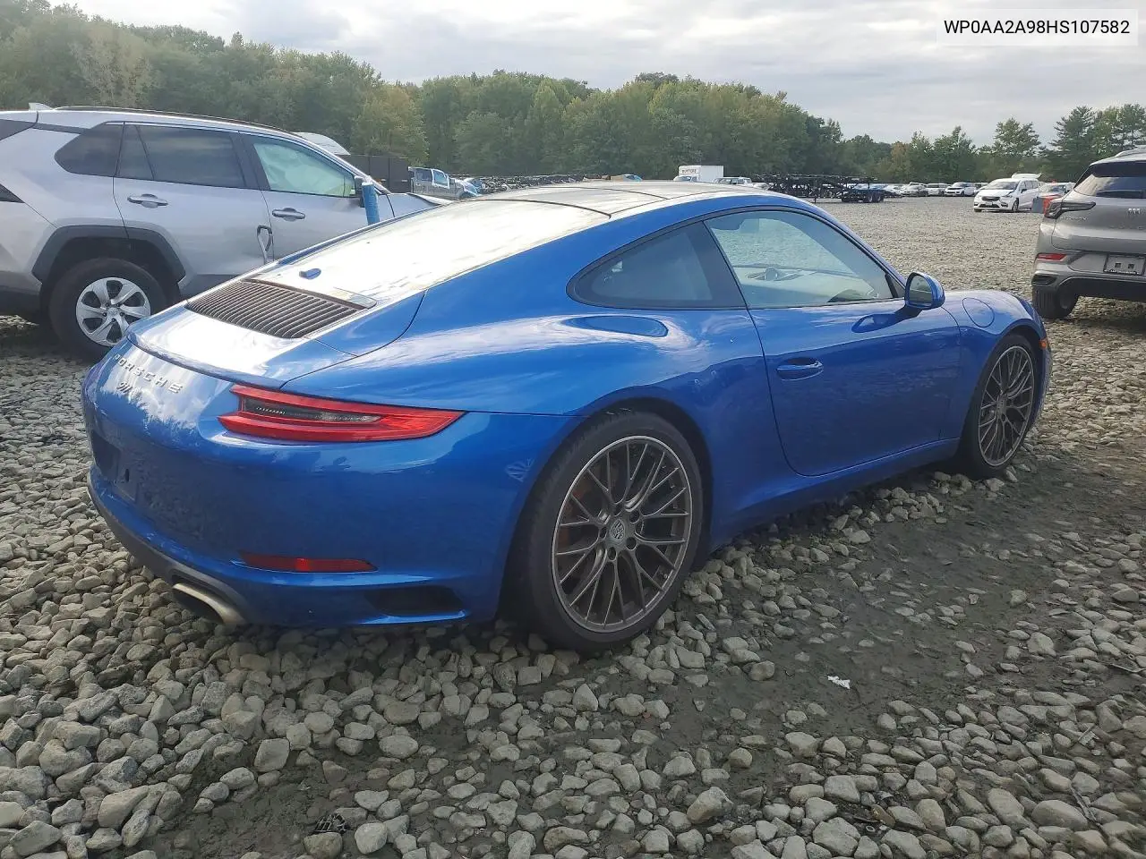 2017 PORSCHE 911 VIN WP0AA2A98HS107582 — фото 3