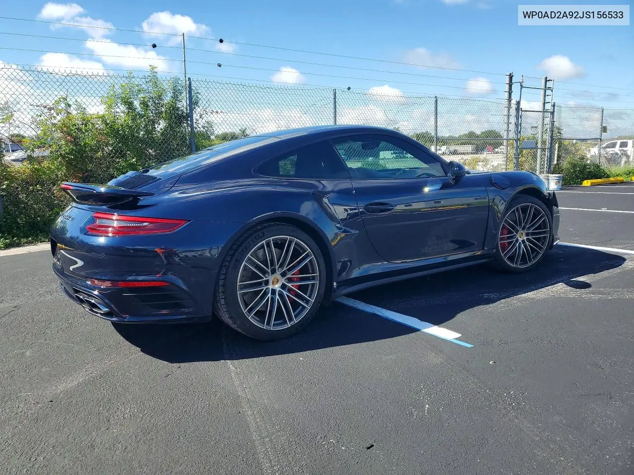 2018 PORSCHE 911 VIN WP0AD2A92JS156533 — фото 3