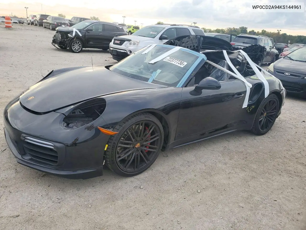 PORSCHE 911 2019, VIN WP0CD2A94KS144961