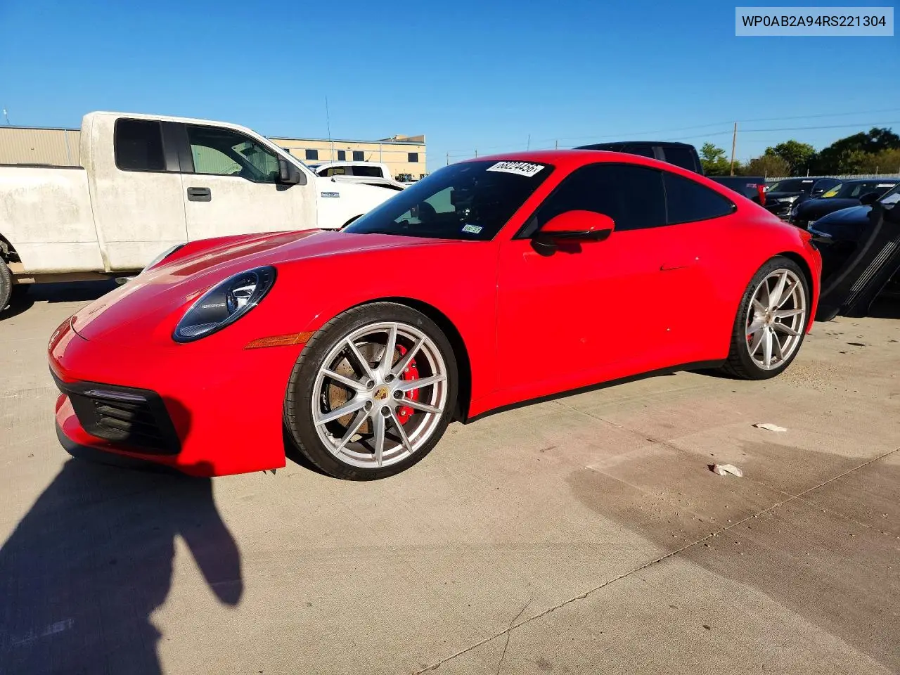 PORSCHE 911 2024, VIN WP0AB2A94RS221304