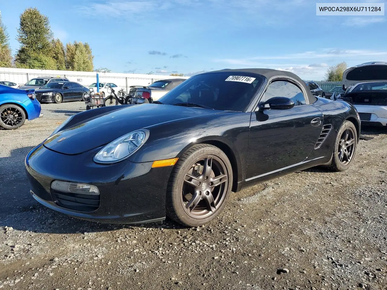 PORSCHE BOXSTER 2006, VIN WP0CA298X6U711284