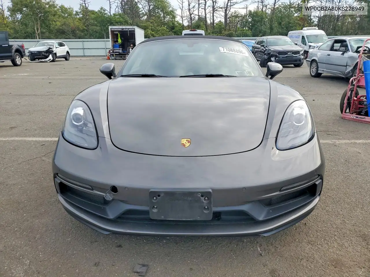 2019 PORSCHE BOXSTER VIN WP0CB2A80KS228949 — фото 5