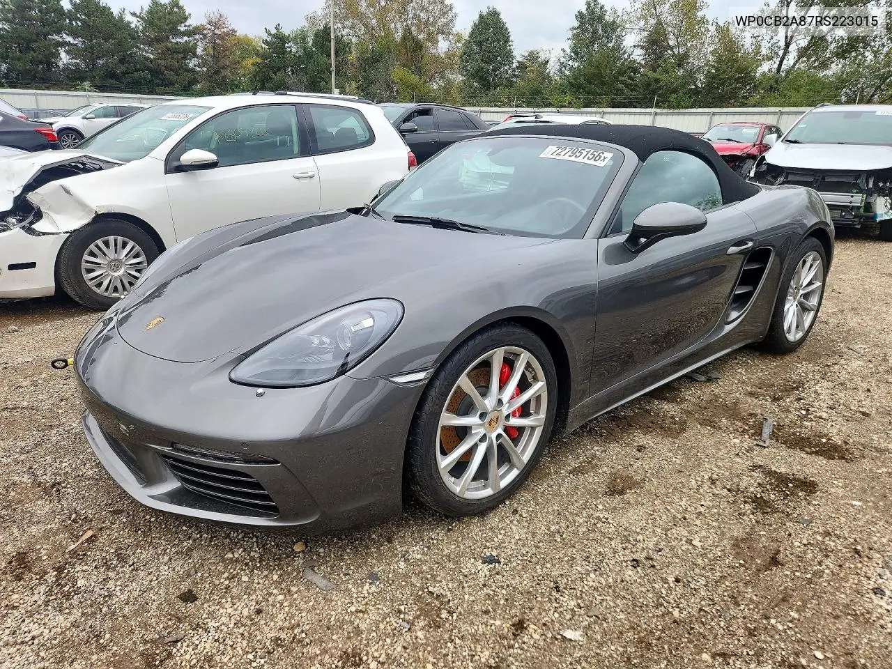 PORSCHE BOXSTER 2024, VIN WP0CB2A87RS223015