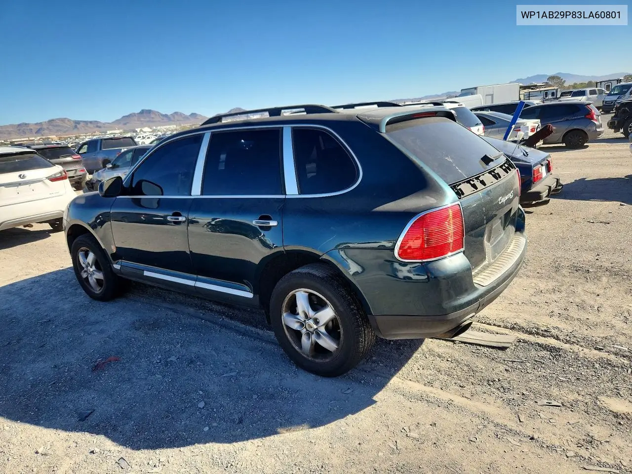 2003 PORSCHE CAYENNE VIN WP1AB29P83LA60801 — фото 2