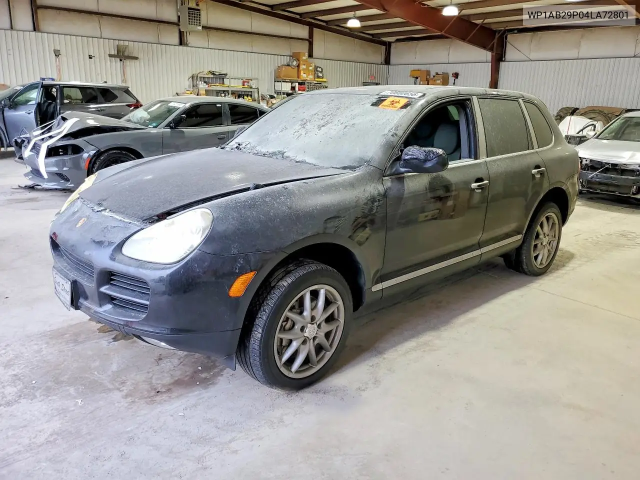 PORSCHE CAYENNE 2004, VIN WP1AB29P04LA72801