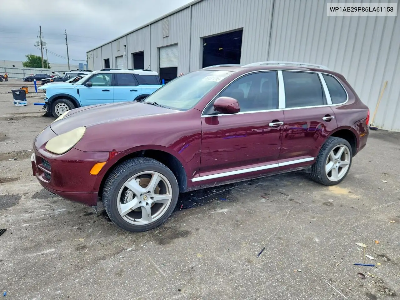 PORSCHE CAYENNE 2006, VIN WP1AB29P86LA61158