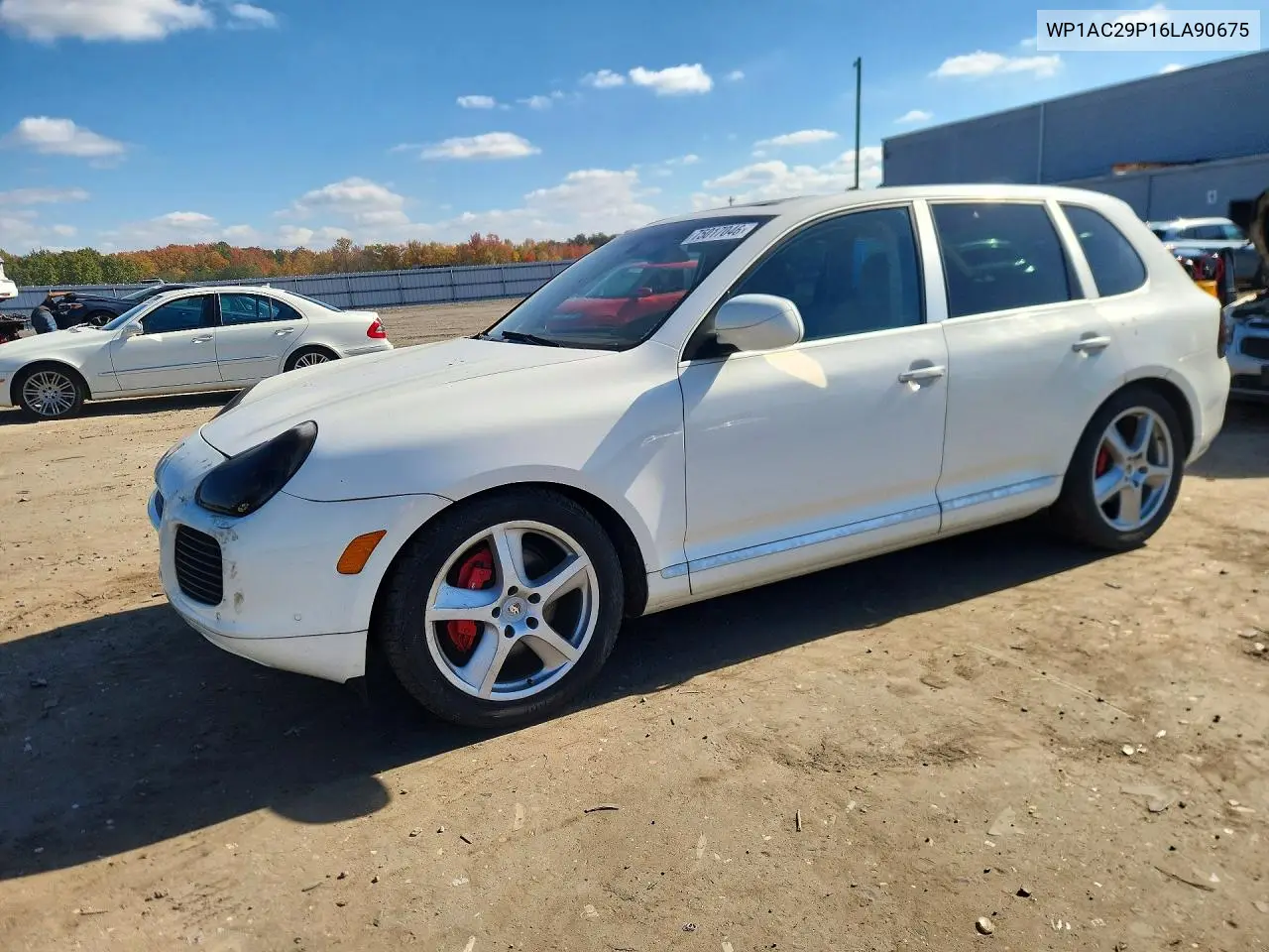 PORSCHE CAYENNE 2006, VIN WP1AC29P16LA90675
