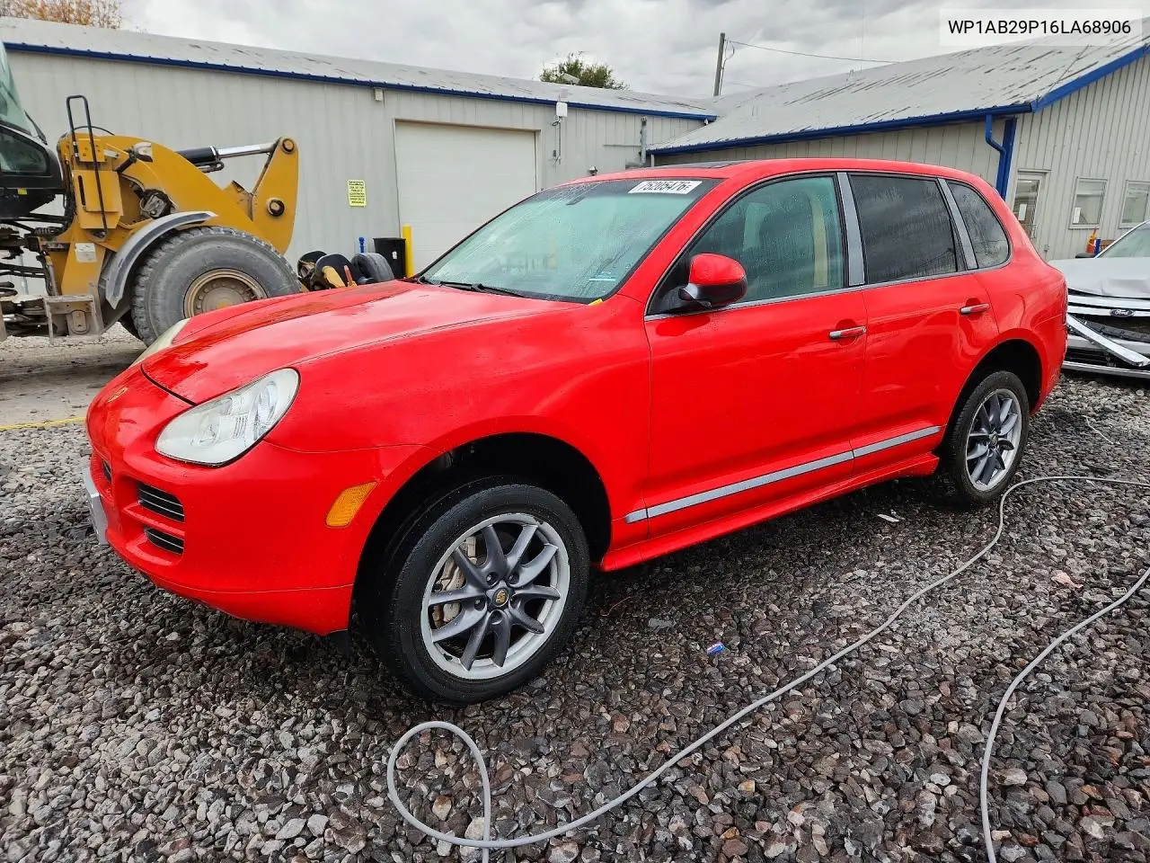 PORSCHE CAYENNE 2006, VIN WP1AB29P16LA68906