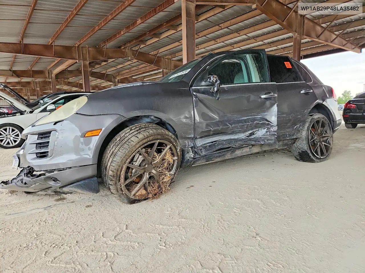 PORSCHE CAYENNE 2008, VIN WP1AB29P48LA35482