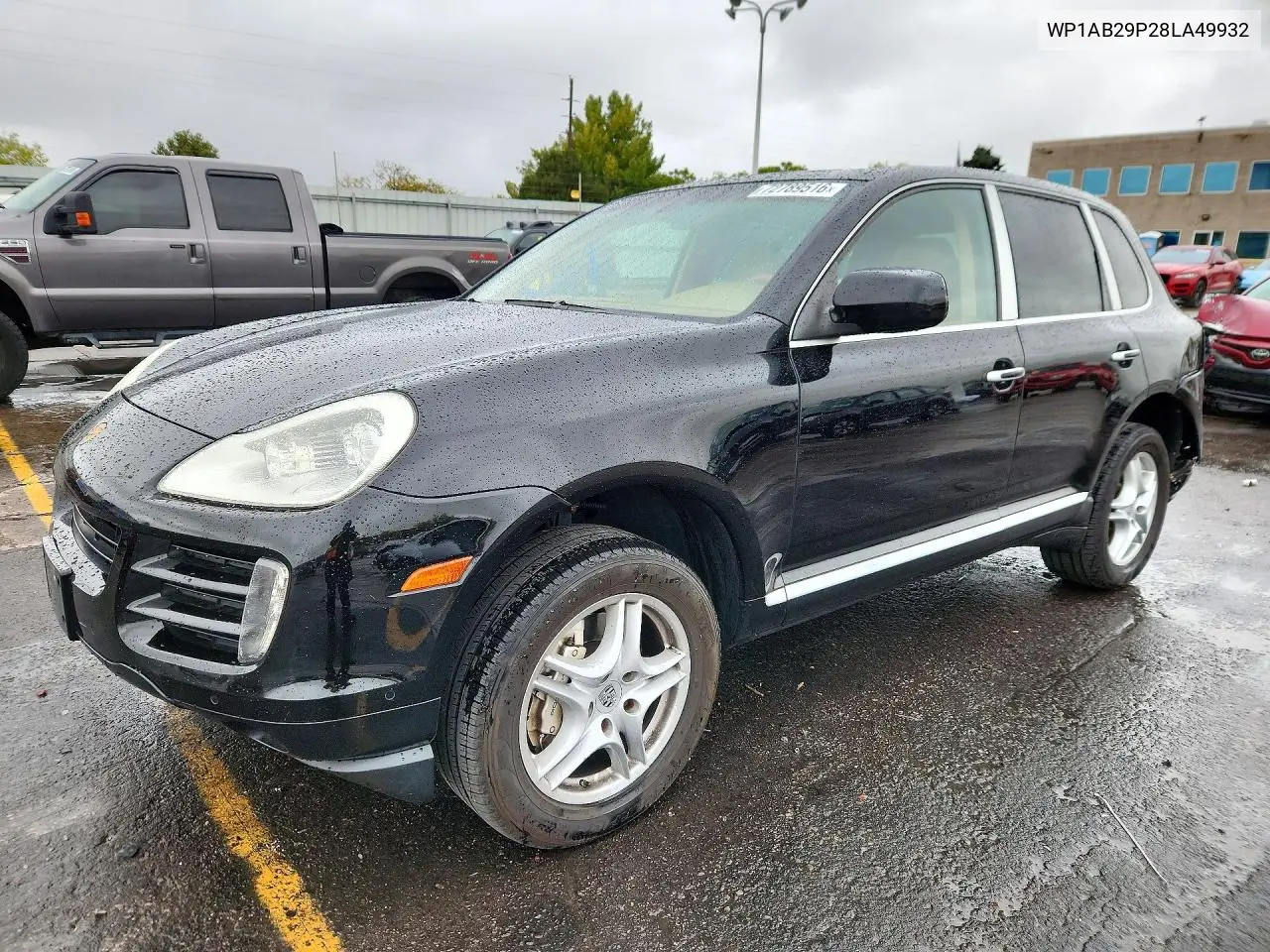 PORSCHE CAYENNE 2008, VIN WP1AB29P28LA49932