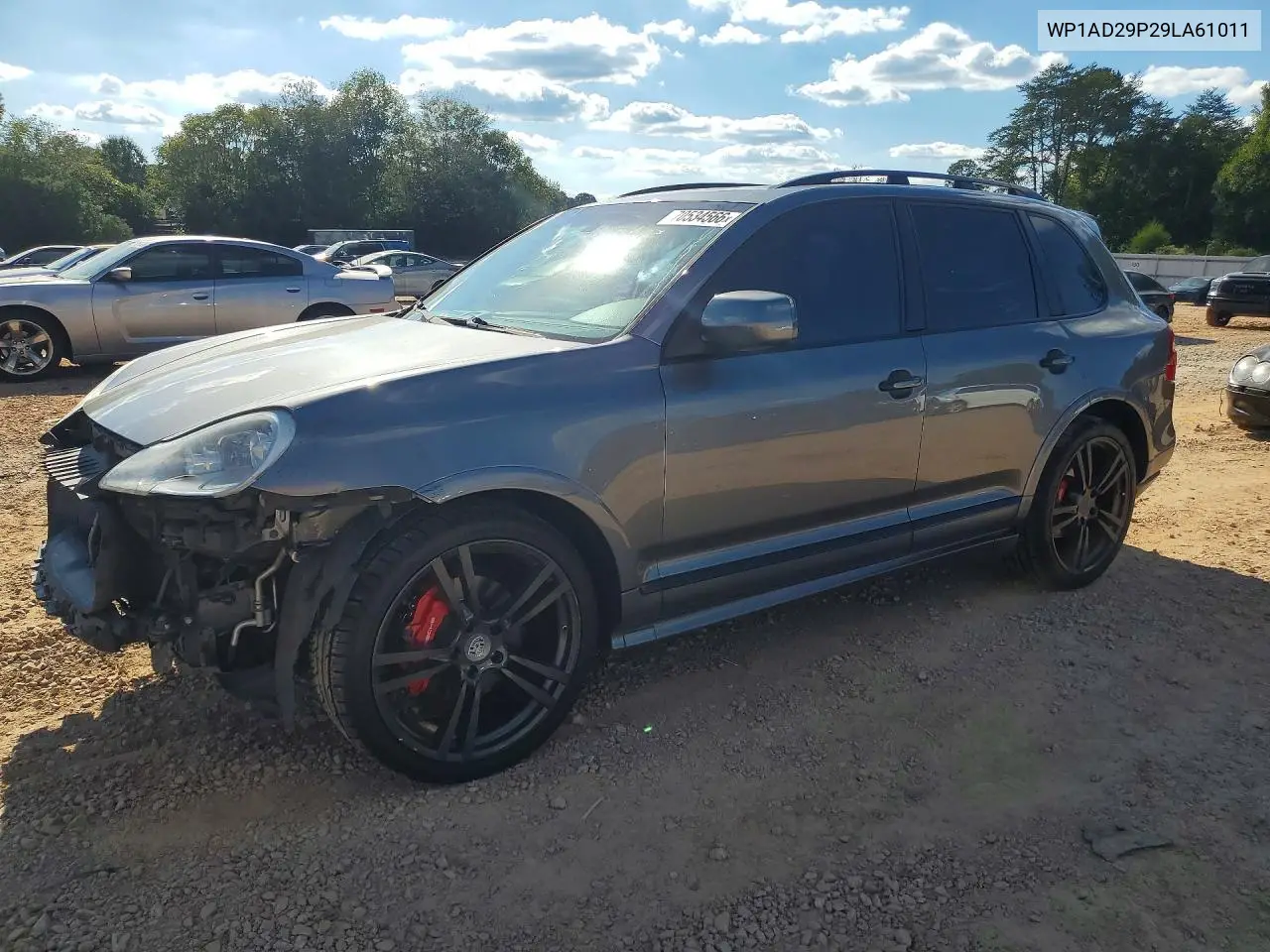 PORSCHE CAYENNE 2009, VIN WP1AD29P29LA61011