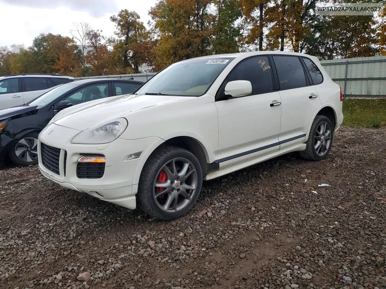 PORSCHE CAYENNE 2010, VIN WP1AD2APXALA60527