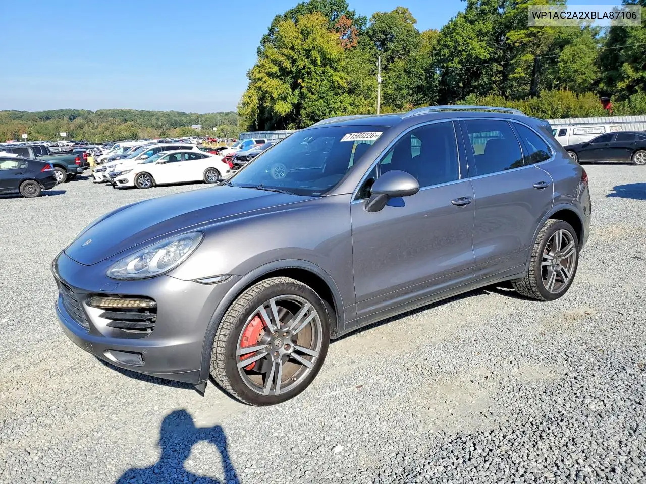 2011 PORSCHE CAYENNE VIN WP1AC2A2XBLA87106 — фото 2