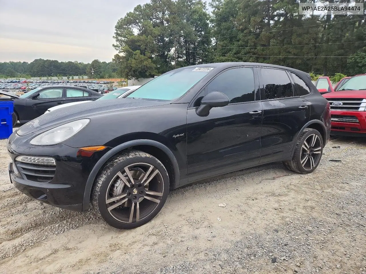 PORSCHE CAYENNE 2011, VIN WP1AE2A25BLA94474