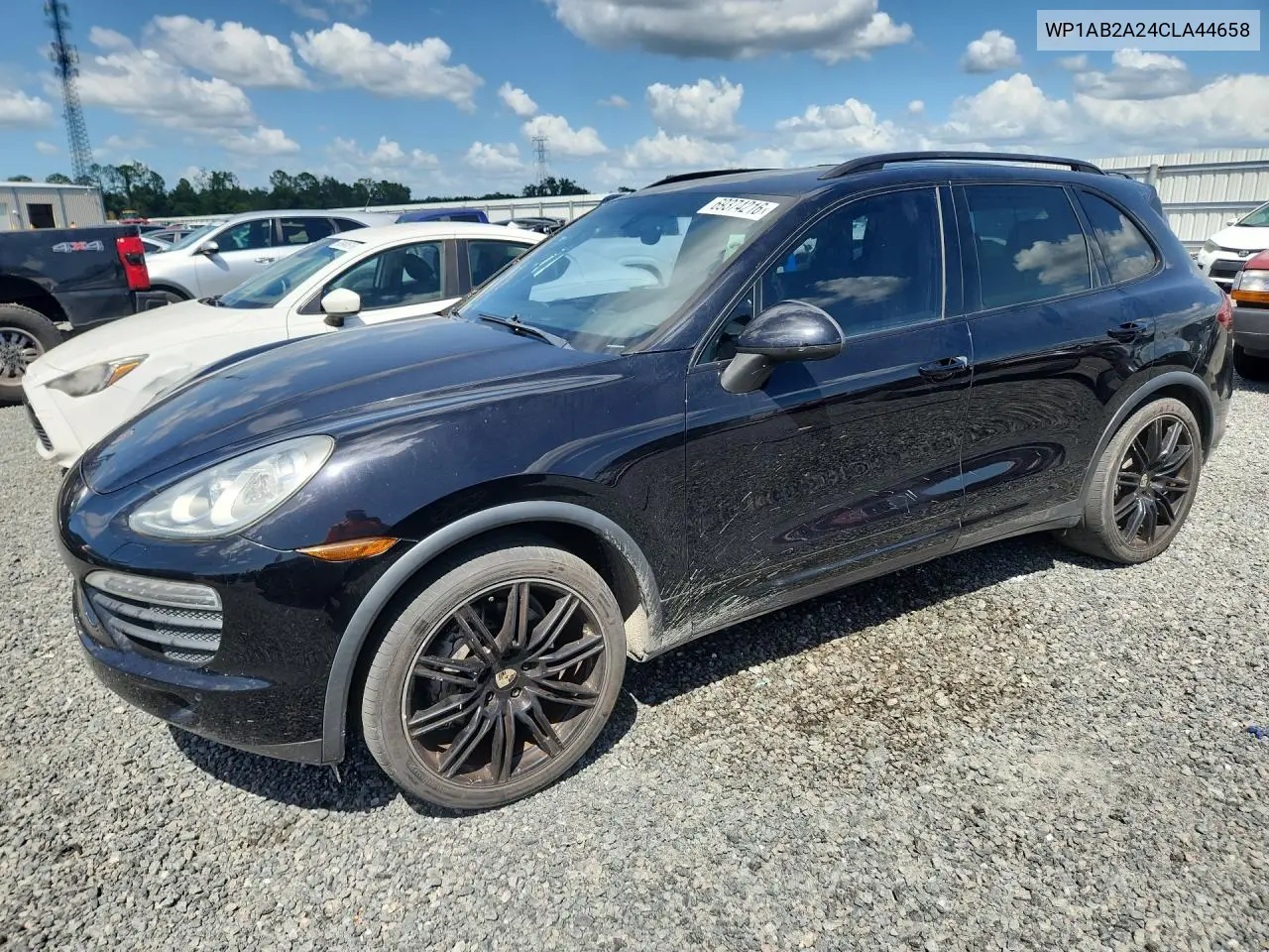 PORSCHE CAYENNE 2012, VIN WP1AB2A24CLA44658