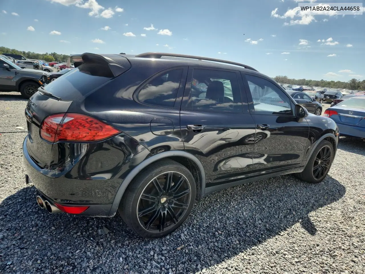 2012 PORSCHE CAYENNE VIN WP1AB2A24CLA44658 — фото 3