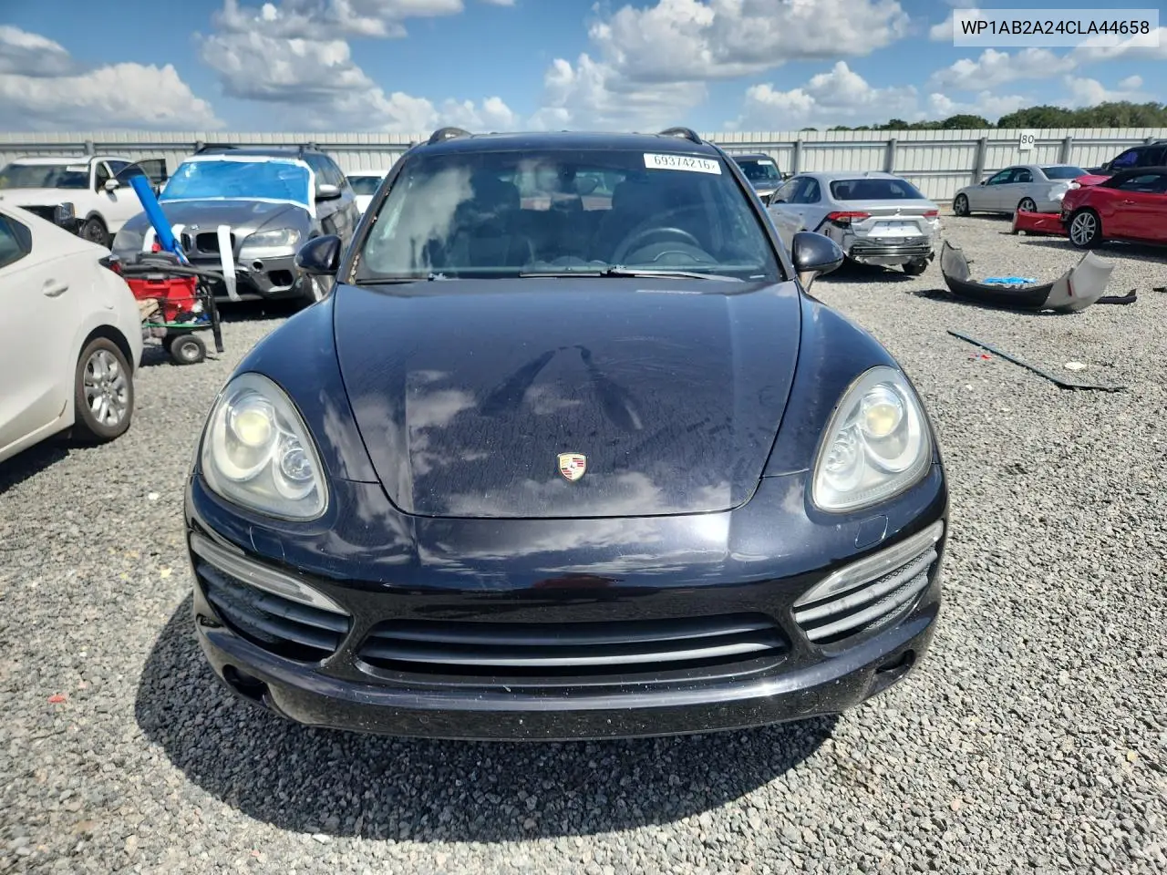 2012 PORSCHE CAYENNE VIN WP1AB2A24CLA44658 — фото 5