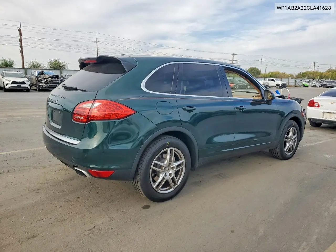 2012 PORSCHE CAYENNE VIN WP1AB2A22CLA41628 — фото 3