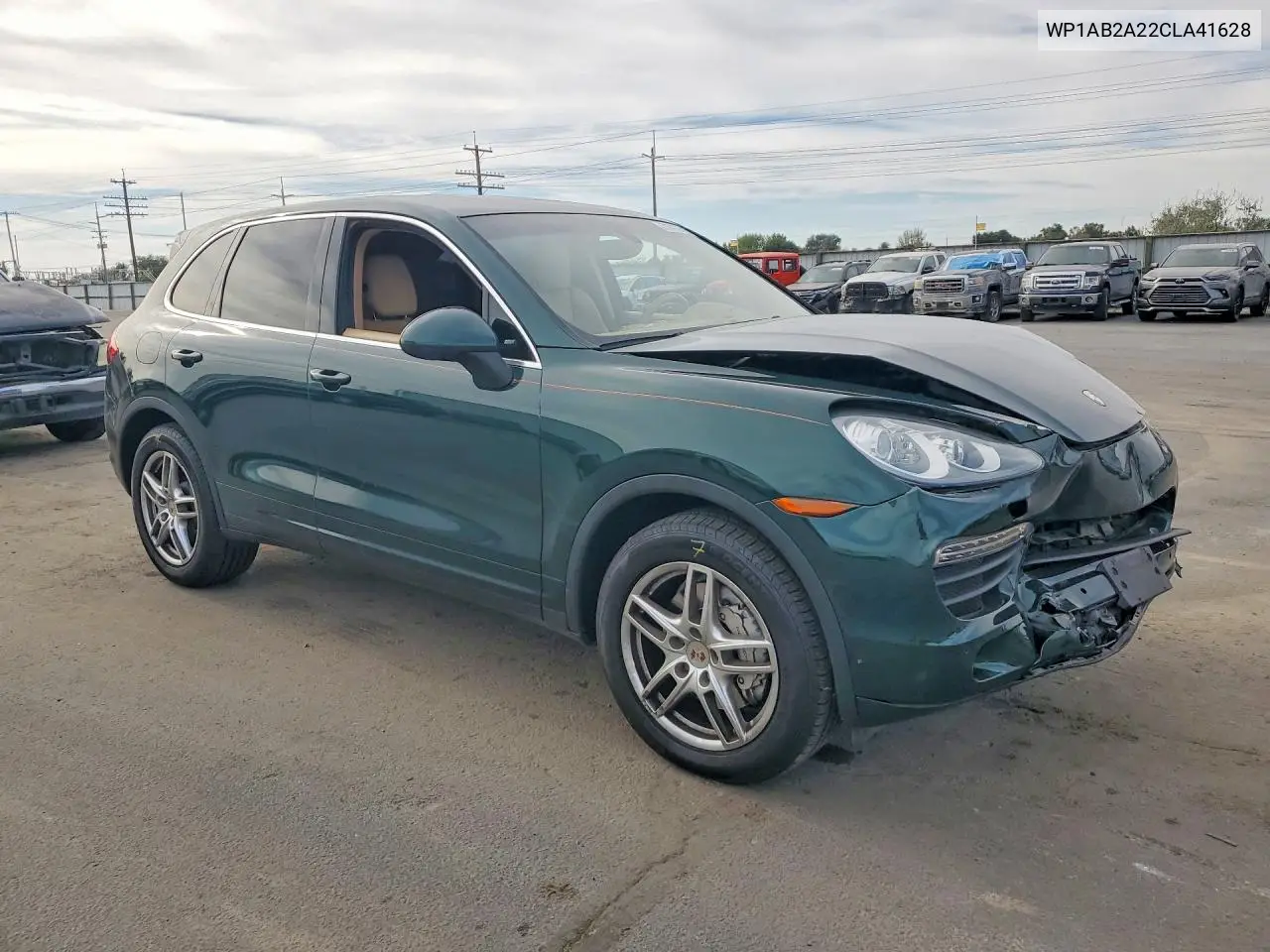 2012 PORSCHE CAYENNE VIN WP1AB2A22CLA41628 — фото 4