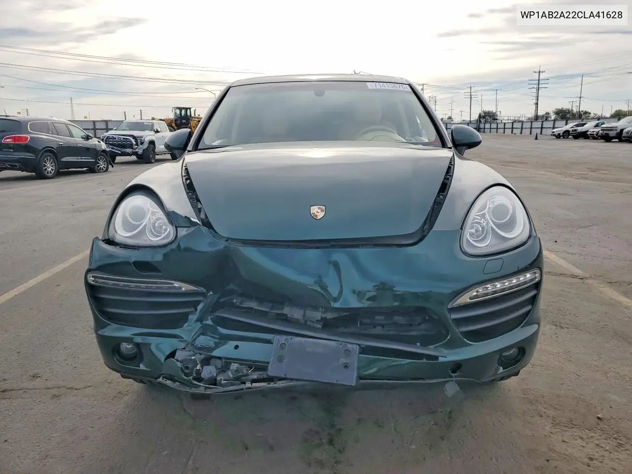 2012 PORSCHE CAYENNE VIN WP1AB2A22CLA41628 — фото 5