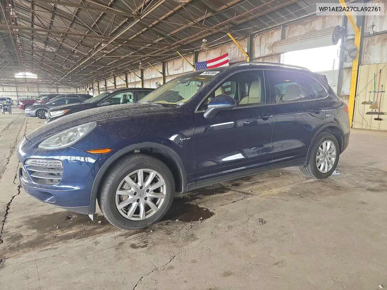 PORSCHE CAYENNE 2012, VIN WP1AE2A27CLA92761
