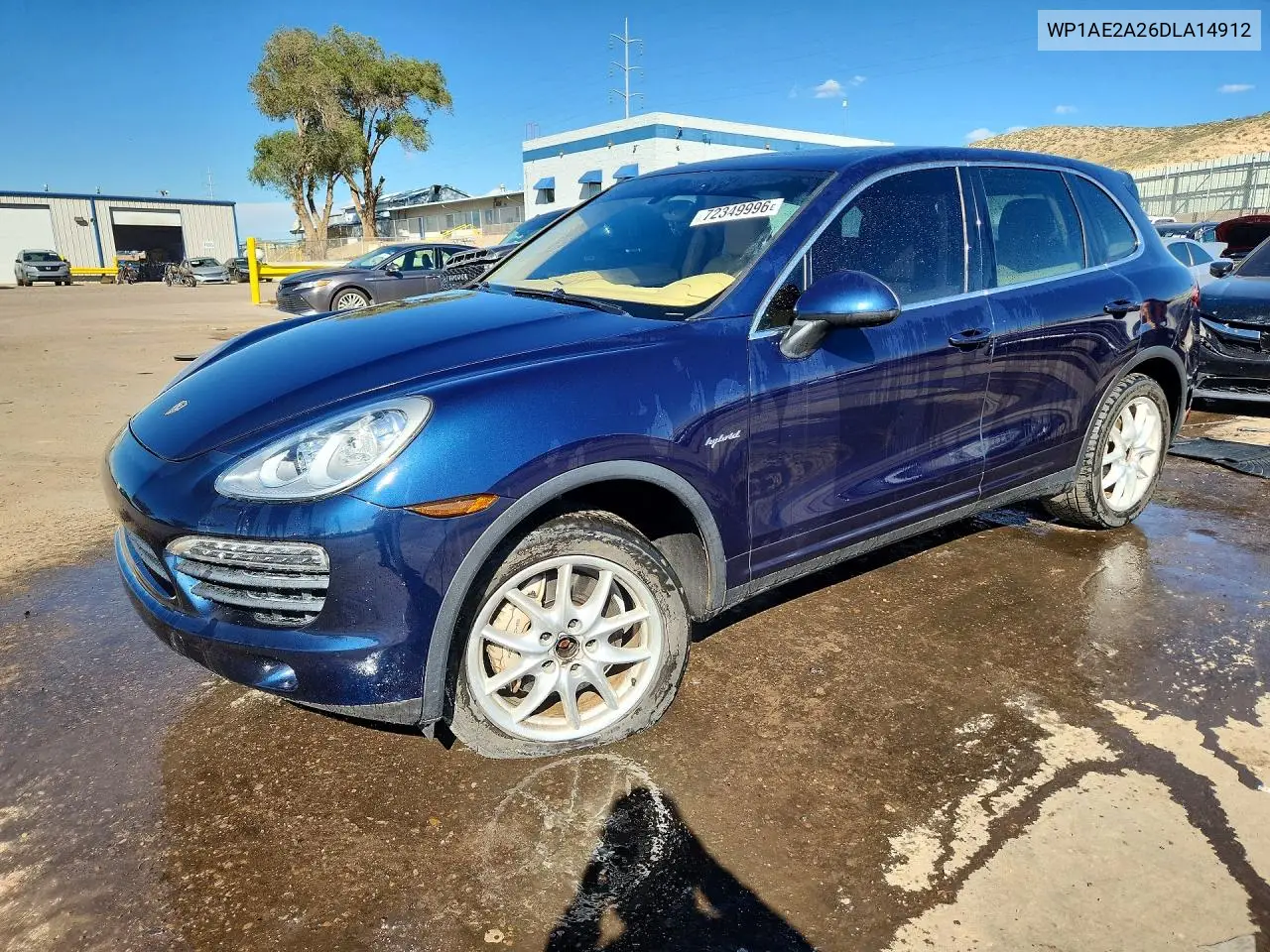 PORSCHE CAYENNE 2013, VIN WP1AE2A26DLA14912