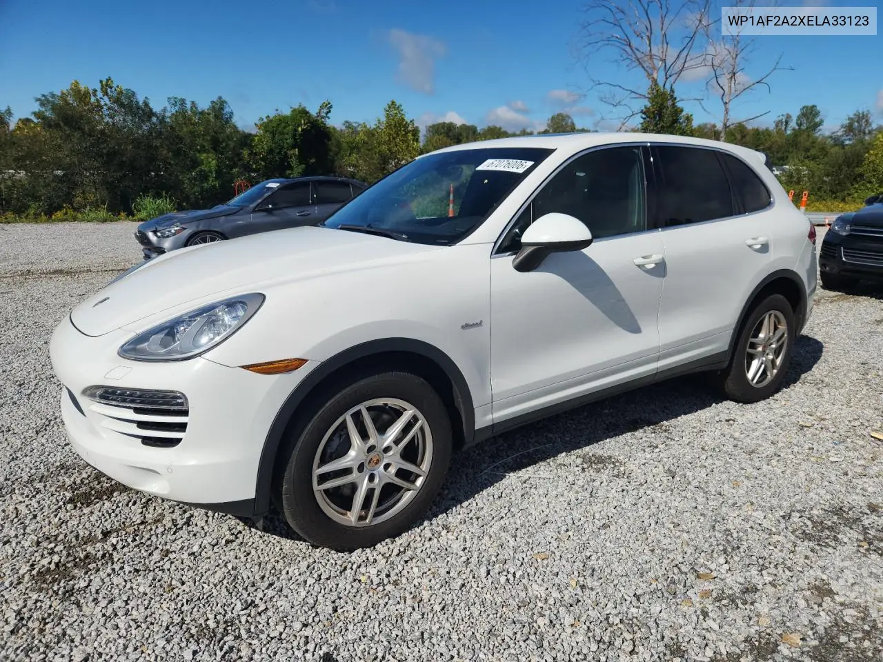 PORSCHE CAYENNE 2014, VIN WP1AF2A2XELA33123