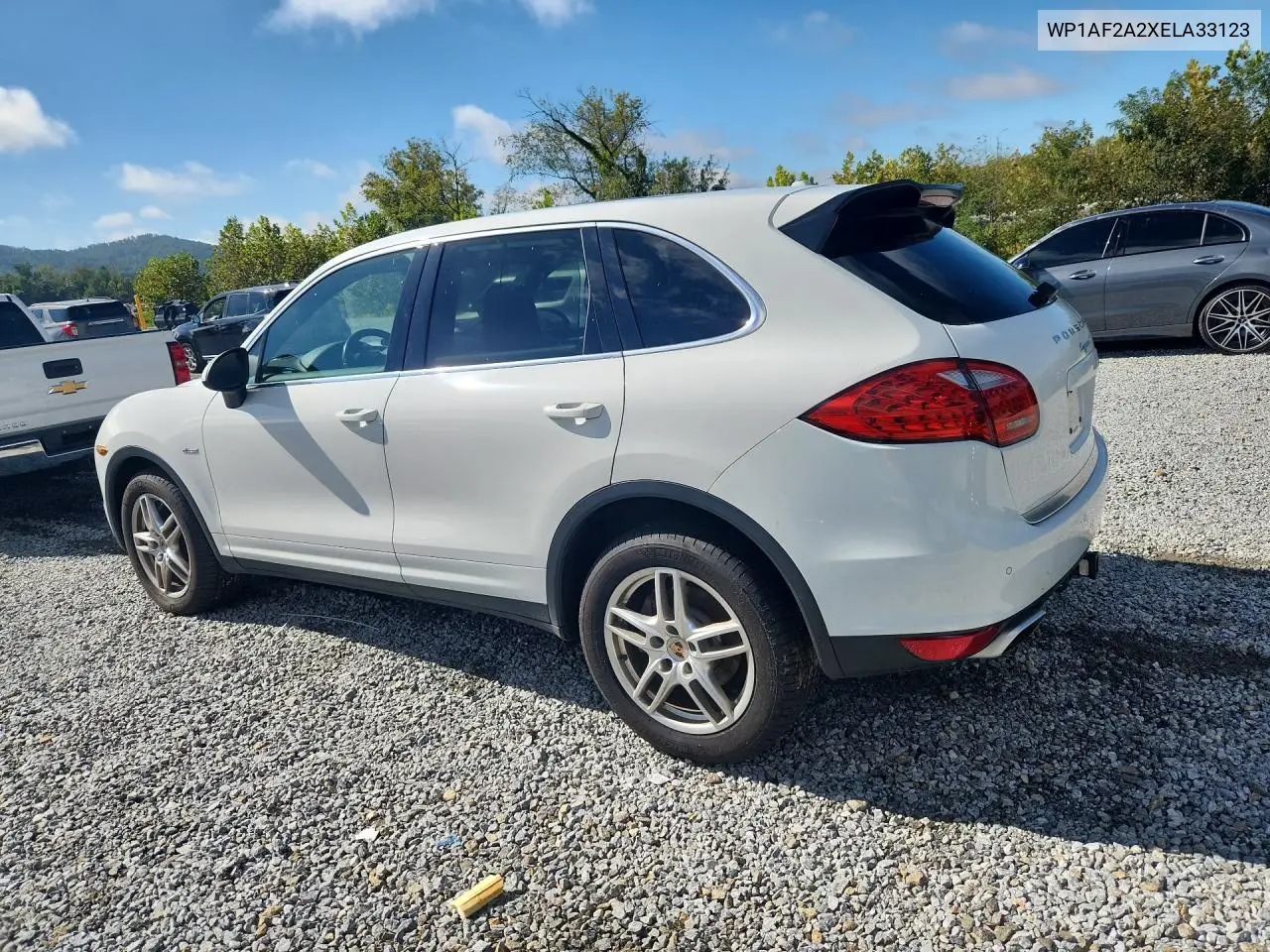 2014 PORSCHE CAYENNE VIN WP1AF2A2XELA33123 — фото 2