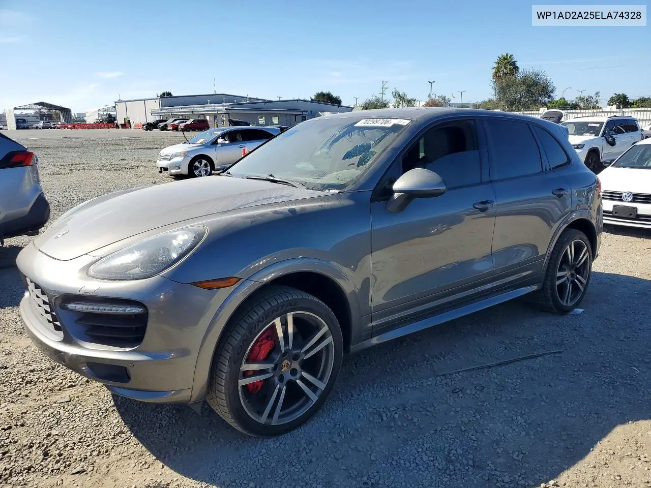 PORSCHE CAYENNE 2014, VIN WP1AD2A25ELA74328