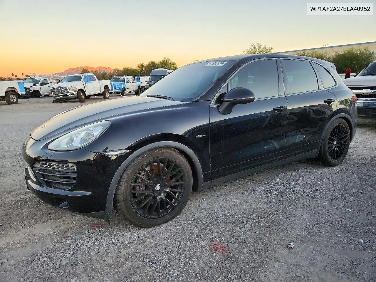 PORSCHE CAYENNE 2014, VIN WP1AF2A27ELA40952